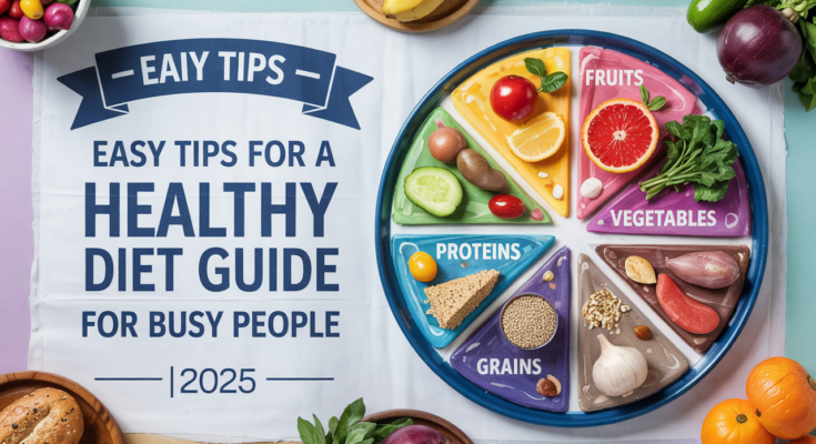 Easy Tips for a Healthy Diet Guide for Busy People | 2025