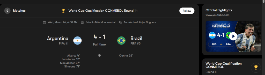 Argentina celebrates its qualification for the World Cup with a thrashing of Brazil | 2025