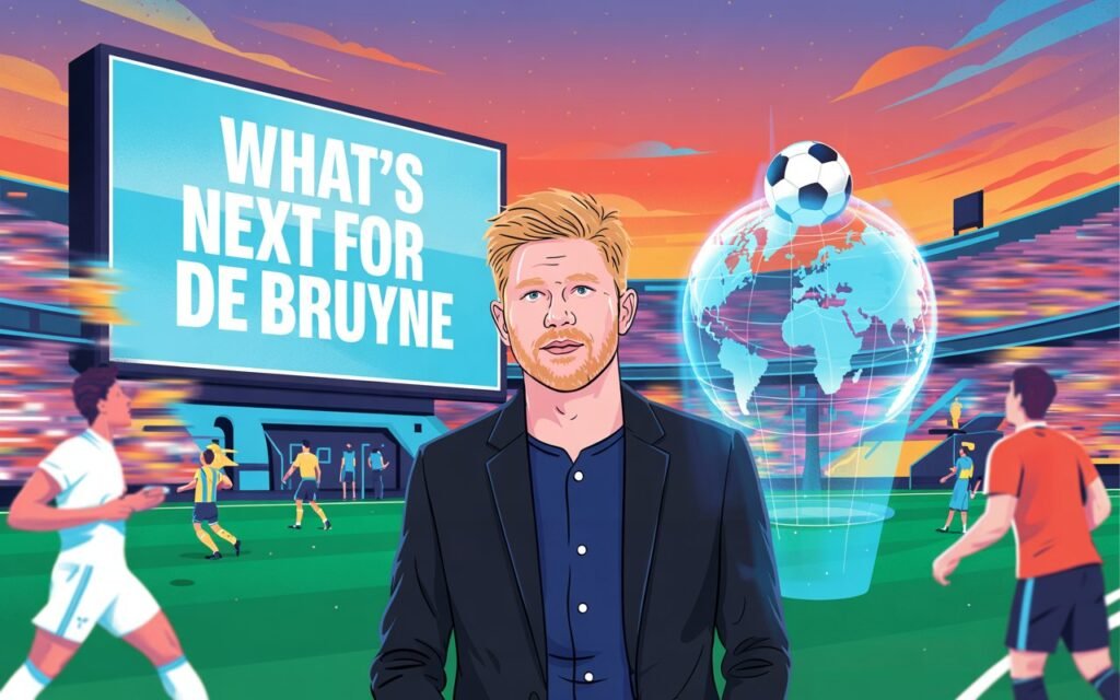 What’s Next for De Bruyne?
Although there has not been an official announcement, there are strong connections to the Saudi Pro League, which may indicate a lucrative move coming soon. Reports indicate that clubs like Al Nassr and Al Hilal are working on large offers. Otherwise, he could also potentially move to the MLS or head back to Belgium before his retirement.